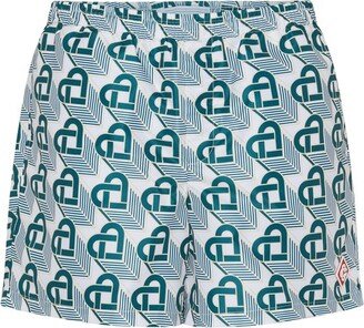 Printed swim shorts-AC