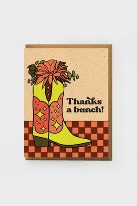 Boss Dotty Cowboy Boot Thank You Card