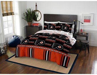 The Northwest Company NHL 864 Philadelphia Flyers Full Bed In a Bag Set