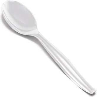 Clear Disposable Plastic Serving Spoons (150 Spoons)