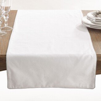 Saro Lifestyle Luana Collection Metallic Trimmed Table Runner