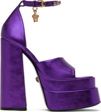 Purple Medusa Aevitas Platform Heeled Sandals