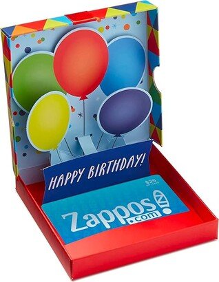 Zappos Gift Cards Gift Card - Birthday Pop Up (25) Gift Cards Gifts