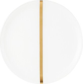 Les-Ottomans White Murano Gold Dinner Plate
