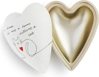 Cat Love Art Heart Keeper