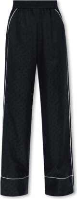 Black Pyjama Style Trousers