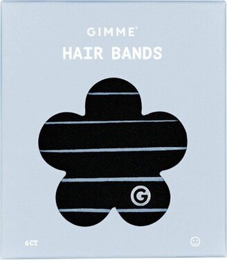 Gimme Beauty Premium Hair Bands - Black - 6ct
