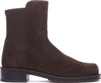 Round-Toe Ankle Boots-AI