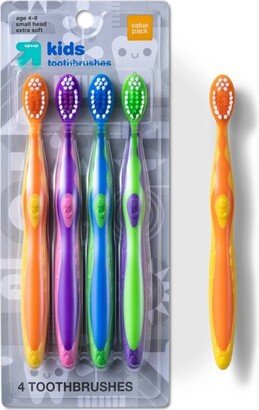 Youth Soft Toothbrushes - 4pk - up & up™