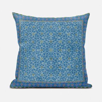 Amrita Sen Designs Amrita Sen Floral Swirl Indoor Outdoor Pillow