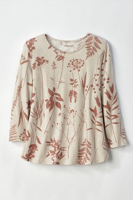 Women's Floral Ridge T-Shirt - Natural Multi - PS - Petite Size