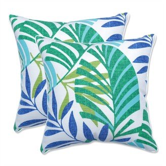 Pillow Perfect Islamorada Blue/Green 18.5 Inch Throw Pillow