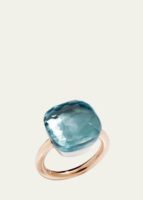 Nudo Assolute 18k Gold Blue Topaz Ring