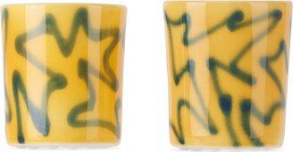 Yellow Frizbee Ceramics Edition Only Lovers Cup Set