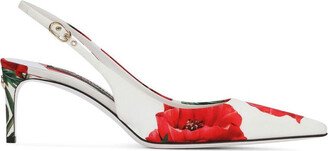 Happy Garden slingback pumps