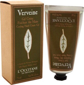 Verveine Cooling Hand Cream Gel by LOccitane for Unisex - 2.6 oz Hand Cream