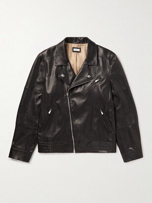 Leather Biker Jacket-AG