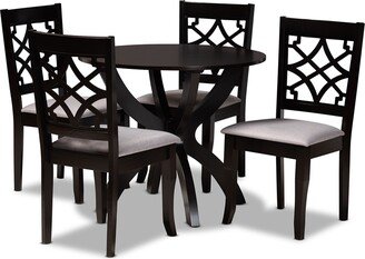 Sandra Modern and Contemporary 5-piece Dining Set