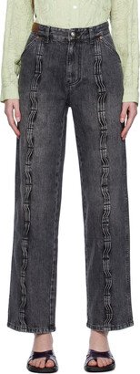 Black Wave Jeans