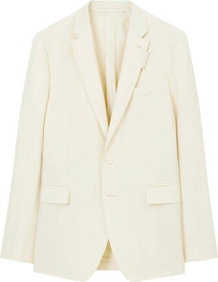 Classic-Lapels Single-Breasted Blazer