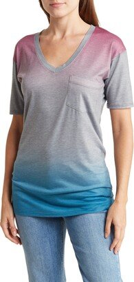 GO COUTURE Deep V-Neck Boyfriend Tee