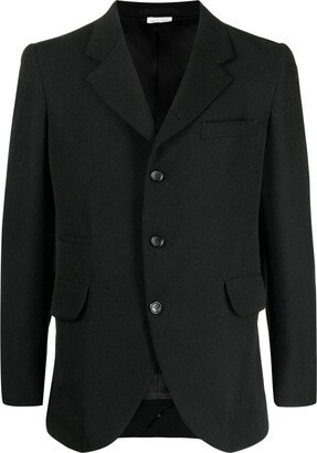 Single-Breasted Wool Blazer-AP