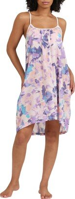 Willow Abstract Floral Cotton Voile Nightgown