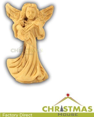 Olive Wood Angel 3.75