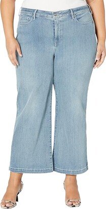 Plus Size Teresa Wide Leg Ankle 1 Hem in Thistle Falls (Thistle Falls) Women's Jeans