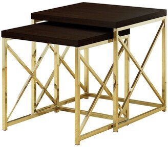 Monarch Specialties Nesting Table - 2 Piece Set