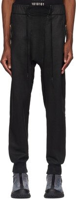 Black P13 Coated Lounge Pants