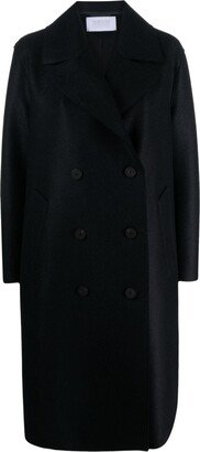 Peak-Lapels Wool Coat-AA