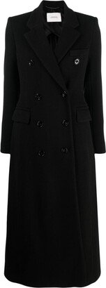 Double-Breasted Virgin Wool Coat-AP