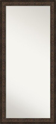 Ridge Framed Floor/Leaner Full Length Mirror, 29.5