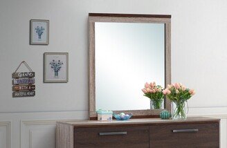 Passion Furniture 32 in. x 39.5 in. Classic Rectangle Framed Dresser Mirror - 2