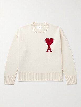 ADC Logo-Intarsia Virgin Wool Sweater