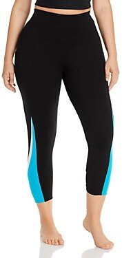 Marc New York Plus Color Blocked High Rise Leggings