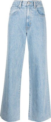 High-Waited Wide-Leg Jeans