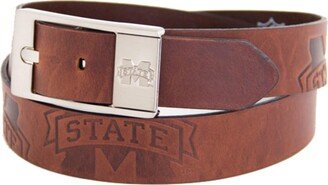 Eagles Wings Men's Mississippi State Bulldogs Brandish Leather Belt