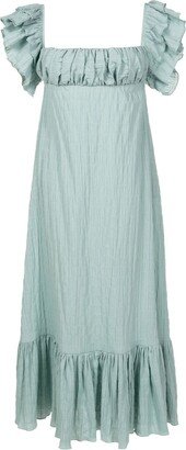 Square-Neck Maxi Dress