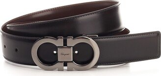 Black/brown gancini Reversible Belt