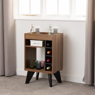 Dunelm Naples Mini Bar Brown