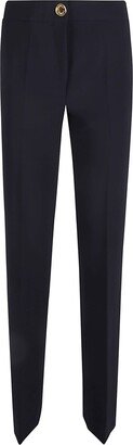 High-waist Plain Trousers-AB