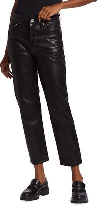 ICONS Leather Slim Fit Pants