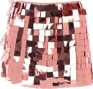 Disco Sequins Mini Skirt