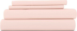 Linens & Hutch Solid Microfiber 4-Piece Sheet Set