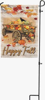 Fall Garden Yard Flag Gnomes Art Outdoor Decoration Banner Autumn Thanksgiving Highway Christmas Present