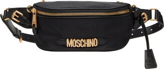 Black Lettering Belt Bag