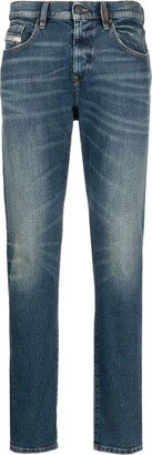 Navy Blue D-strukt Slim Jeans