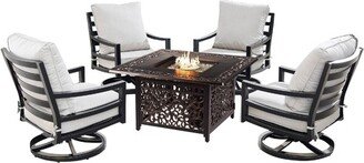 5pc Outdoor Dining Set with 42